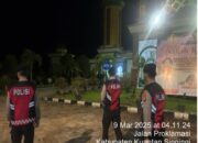 Sat Samapta Polres Kuansing Patroli dan Pengamanan Ibadah Sholat Subuh Dalam Rangka Ops Tertib Ramadhan LK 2025