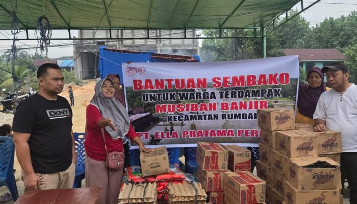 PT. EPP Peduli Banjir: Salurkan Bantuan Sembako untuk Warga Pekanbaru