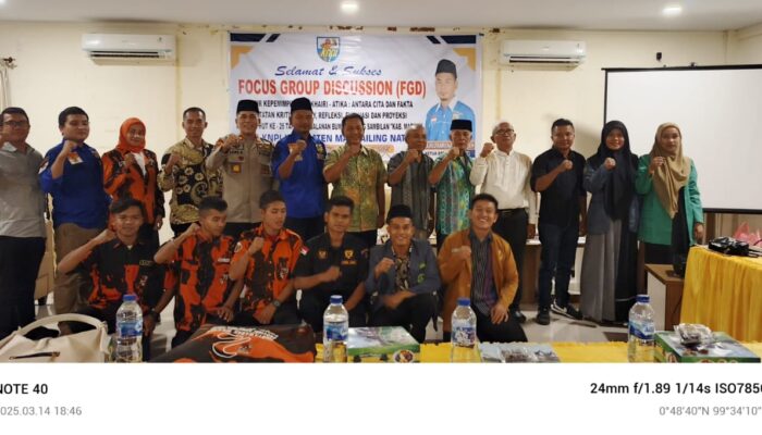 Acara FGD KNPI berlangsung Sukses, Panitia: Ketidakhadiran Bupati Bentuk Kepanikan