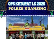 Kapolsek Singingi Hilir, Camat, dan Kapustu Kunjungi Pos Pam Ops Ketupat Lancang Kuning 2025 di Tanjung Pauh