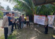 Sat Binmas Polres Kampar Sosialisasikan Keselamatan Mudik Lebaran di Sejumlah Desa, Imbau Warga untuk Berlibur dengan Aman dan Nyaman