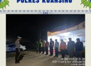 Pengamanan Pos PAM Lebaran di Desa Kasang Dalam Rangka Operasi Ketupat Lancang Kuning 2025