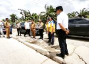 Pascabanjir, Dirlantas Polda Riau Cek Kondisi Jalintim KM 83