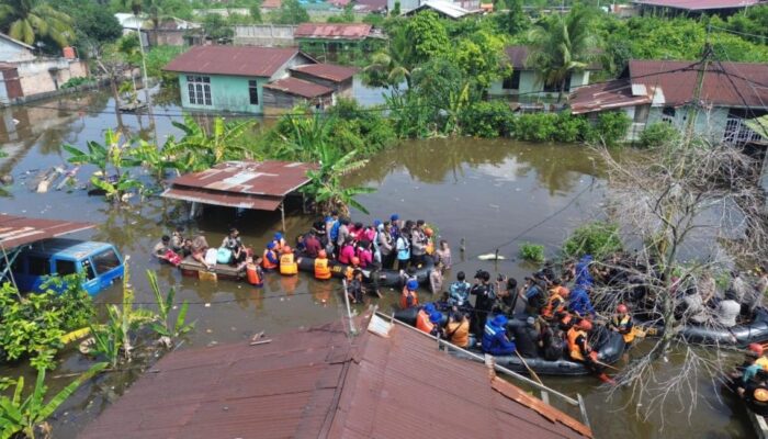 Sungai Siak Meluap, 17.000 Warga Pekanbaru Terdampak Banjir