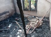 Diduga Korsleting, Rumah Permanen di Desa Tanjung Alai Hangus di Lalap Si Jago Merah