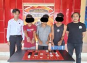 Sat Res Narkoba Polres Kuansing Ungkap Dua Kasus Narkotika Jenis Shabu di Hari yang Sama, Tiga Tersangka Diamankan