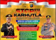 Polres Kampar Tak Berkompromi! Himbauan Keras Cegah Karhutla, Ancaman Pidana 15 Tahun Mengintai Pelaku!