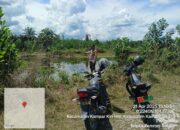 Bhabinkamtibmas Polsek Kampar Kiri Hilir Gencar Cegah Karhutla, Pantau Embung dan Sosialisasi Ancaman Hukuman!