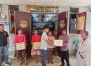 Sat Resnarkoba Polres Kuansing Gelar Minggu Kasih dan Salurkan Bantuan Sembako