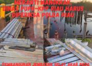 Forkorindo Riau Segera Laporkan Mangkraknya Proyek Jembatan Di Meranti Senilai Rp.36,7 Miliar