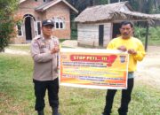 Polsek Logas Tanah Darat Sosialisasi dan Penyebaran Maklumat Kapolres Kuansing Tentang Larangan Peti