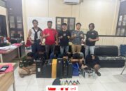 Polres Kampar Berhasil Bekuk Komplotan Spesialis Pencurian Tower di 10 TKP dan ungkap 9 LP, 7 Baterai Litium Disita!