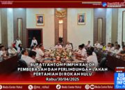 Bupati Anton Pimpin Rakor Pembebasan dan Perlindungan Lahan Pertanian di Rokan Hulu