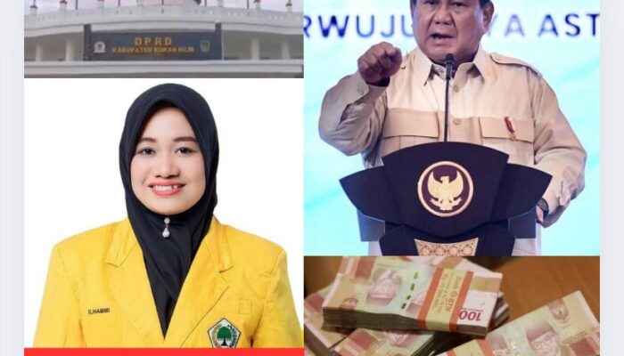 GARMASI :Ketua DPRD Rohil Ilhammi tidak Ikuti Arahan Presiden Prabowo Tentang Efisiensi Anggaran