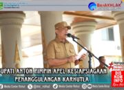 Bupati Anton Pimpin Apel Kesiapsiagaan Penanggulangan Karhutla : Rohul Tetapkan Status Siaga Darurat Bencana Karhutla