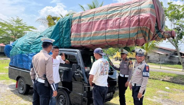 Satlantas Polres Kampar Gelar Razia Gabungan dalam Rangka BUNGSELAMAT, Antisipasi Libur Panjang