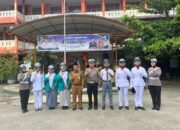 Satlantas Polres Kampar Jadi Inspektur Upacara, Sosialisasikan Keselamatan Berlalu Lintas di SMA N 2 Bangkinang Kota