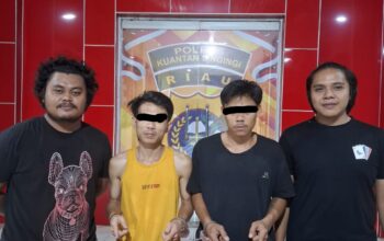 Tim Mata Elang Sat Resnarkoba Polres Kuansing Ungkap Peredaran Narkotika Jenis Shabu