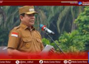Wabup Rohul H. Syafaruddin Poti Pimpin Apel Siaga Penanganan Karhutla di Kecamatan Kepenuhan Hulu