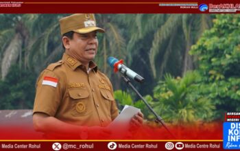 Wabup Rohul H. Syafaruddin Poti Pimpin Apel Siaga Penanganan Karhutla di Kecamatan Kepenuhan Hulu