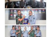 JALIN SILATURAHMI DAN SINERGITAS : KALAPAS BANGKINANG SAMBANGI KODIM 0313/KPR