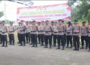 Polres Kuansing Gelar Apel Pasukan Untuk Pengamanan May Day 2025, Tegaskan Komitmen Profesional dan Humanis