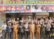 Lapas Pasir Pengaraian Hadiri Apel Kesiapsiagaan Bencana Karhutla di Kabupaten Rokan Hulu