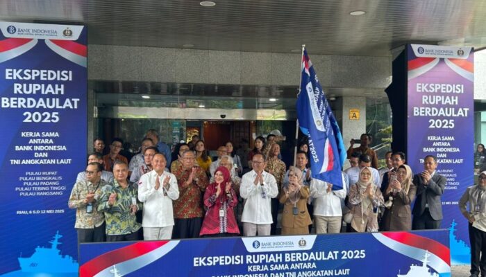 Edarkan Rupiah Sampai Pelosok, Pemprov Riau dan BI Lepas Tim Ekspedisi Rupiah Berdaulat