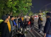 Pastikan Kamtibmas di Kota Bangkinang, Kasat Intelkam dan Kaniti Tipikor Turun Gelar Patroli Blue Light