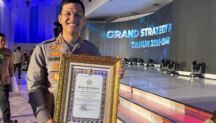 Bangun Zona Integritas, Polres Inhu Dapat Penghargaan dari Kapolri
