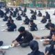 Pelaksanaan Ujian Kenaikan Tingkat Perguruan Pencak Silat Laskar Silat Nusantara sebanyak 65 Siswa