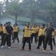 Solidaritas TNI-Polri dan Forkopimda Kampar: Olahraga dan Penghijauan di Hari Bhayangkara!