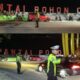 Satlantas Polres Pohuwato Gelar Patroli dan Pengaturan Lalu Lintas Malam Hari di Simpang Tiga Pantai Pohon Cinta
