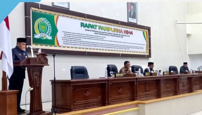 DPRD Inhil Menghadiri Rapat Paripurna ke-14 Masa Persidangan III Tahun Sidang 2025 INHIL