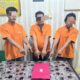 Polsek Tambang Tangkap Tiga Pelaku Narkoba di Desa Rimbo Panjang