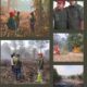 Penghulu Teluk Mega Turun Langsung Padamkan Titik Api di Dusun Seminai: Tegaskan Komitmen Lawan Karhutla Lewat Kolaborasi Masyarakat