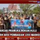 Kwarcab Pramuka Rokan Hulu Dan Pramuka Peduli Bagikan 1000 Masker Kepada Masyarakat Terdampak Kabut Asap
