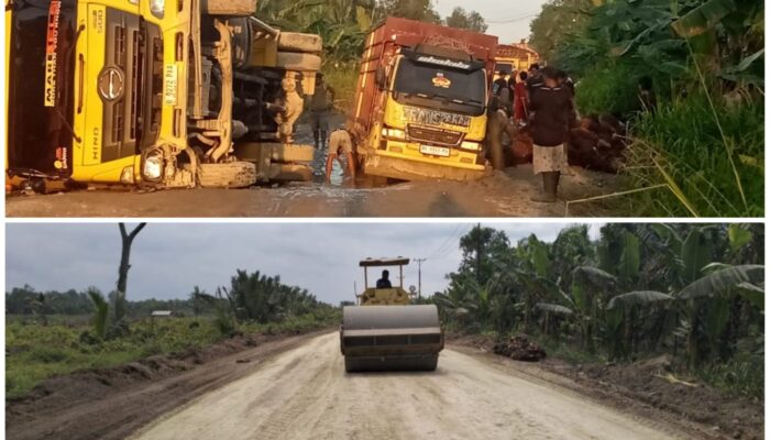Jalan Bagan Jaya Enok Fungsional 32,7 Km, Mimpi Warga Inhil Terwujud Berkat Gubri Abdul Wahid