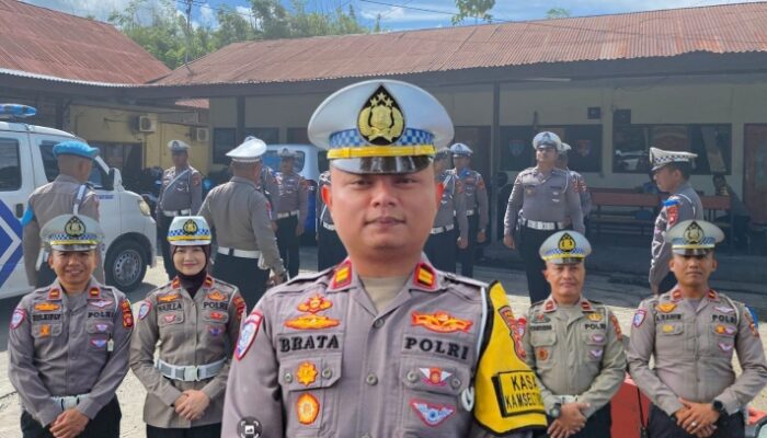 Serentak Dimulai hari ini, Sat Lantas Polres Gorontalo Gelar Operasi Patuh Otanaha 2025