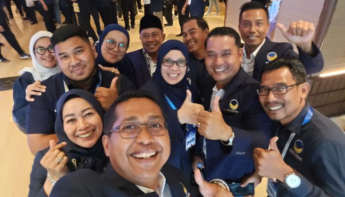 DPD Partai NasDem Rokan Hilir Hadiri Rakernas di Makassar