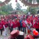 Meriahkan HUT RI ke 80 , pj penghulu Mumugo iskandar  adakan kegiatan jalan santai dan perlombaan Anak anak