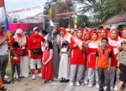Kades Tambang Gelar Jalan Santai dan Hiburan Dangdut Elisa Band Sambut HUT RI ke-80