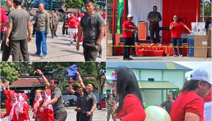 Kodim 0320/Dumai Gelar Meriah Peringatan HUT ke-80 RI, Ikuti Lomba dan Doorprize