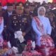 KAPOLRES POHUWATO BERSAMA PJU HADIRI UPACARA HUT KEMERDEKAAN  KE 80 DI HALAMAN KANTOR BUPATI POHUWATO