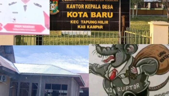 Lapor Pak Bupati, Diduga Kepala Desa Kota Baru, Kec. Tapung Hilir, Kab. Kampar Selewengkan Dana Desa Tahun 2024, Nilainya Bikin Merinding