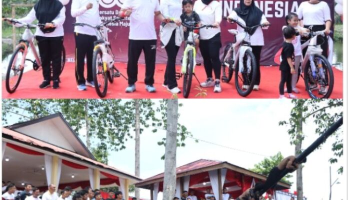Polres Rohil Gelar Olahraga Bersama dan Lomba Rakyat Meriahkan HUT RI ke-80
