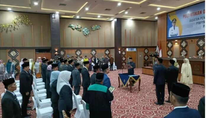 Wako Pekabaru Lantik 27 Pejabat Eselon II, Berikut Daftar Lengkapnya