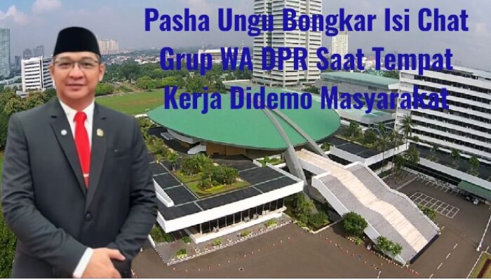 Pasha Ungu Bongkar Isi Chat Grup WA DPR Saat Tempat Kerja Didemo Masyarakat