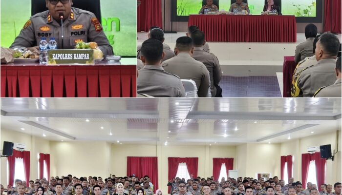 Green Policing Butuh Komunikasi Efektif! Polres Kampar Gelar Pelatihan Public Speaking untuk Personel dan Bhabinkamtibmas!