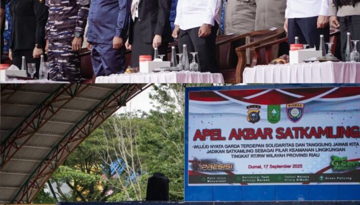Wabup Rohil Hadiri Apel Akbar Green Satkamling Polda Riau di Dumai